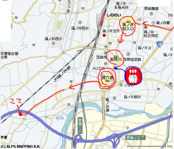 塩崎体育館地図C