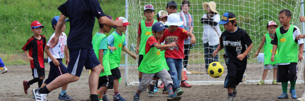 子供たちが気軽にサッカーができる環境を